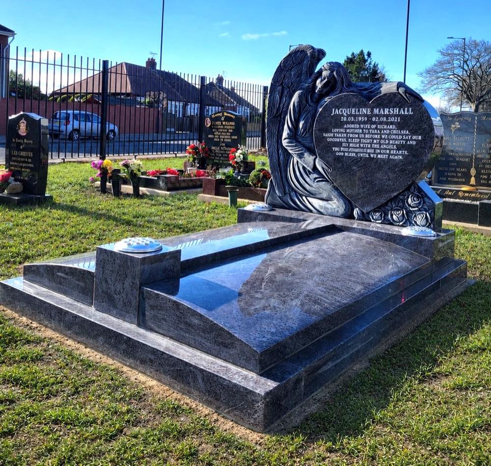 Memorial kerb set by Eden Memorials — example 4